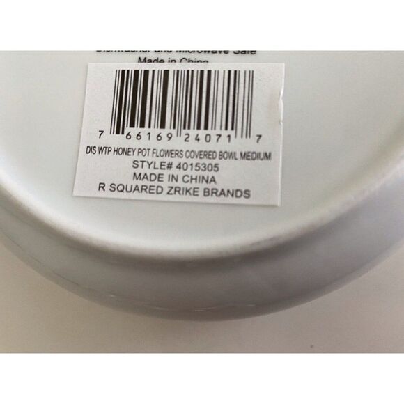 Disney Winnie The Pooh Honey Pot Flowers Medium Pressure Lid Food Container Bowl - Picture 8 of 8